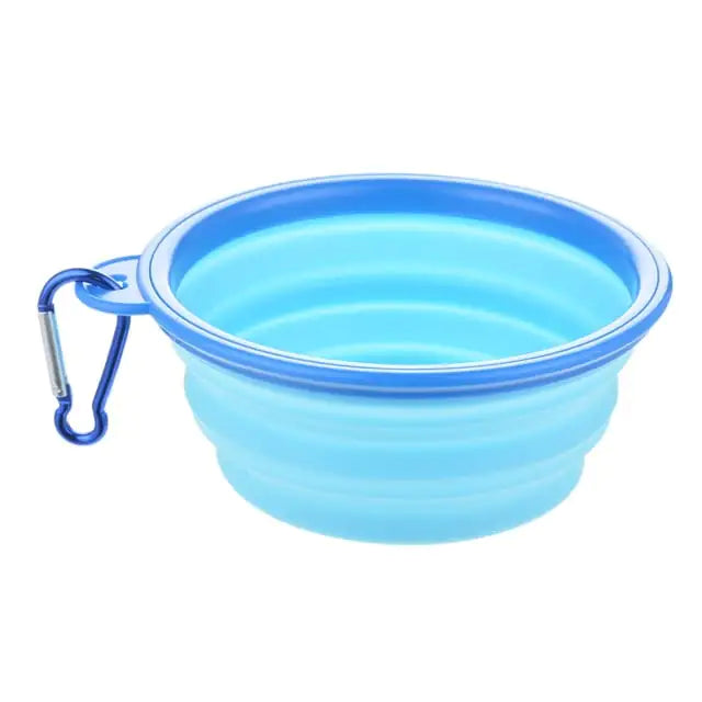 Collapsible Silicone Dog Bowl for Pets